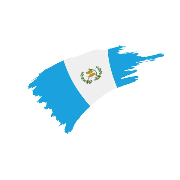 Guatemala bayrağı, vektör çizim — Stok Vektör