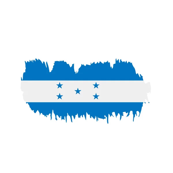 Bandera de Honduras, vector de ilustración — Vector de stock