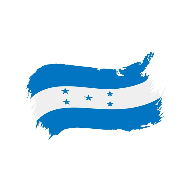 Bandera de Honduras, vector de ilustración — Vector de stock