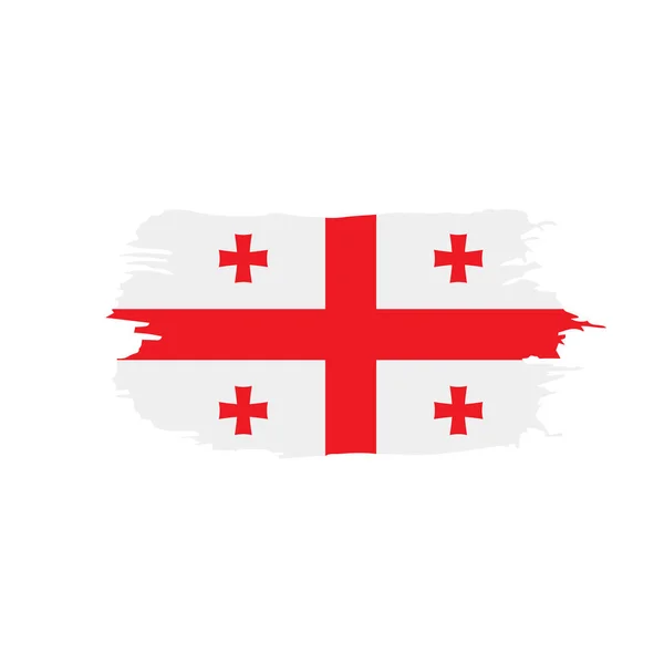 Flaga Georgii, ilustracji wektorowych — Wektor stockowy