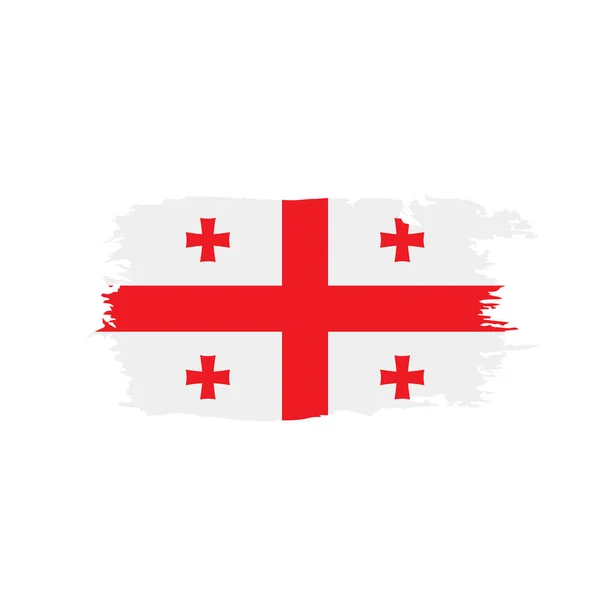 Flaga Georgii, ilustracji wektorowych — Wektor stockowy