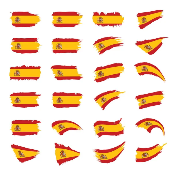 Espanha bandeira, ilustração vetorial — Vetor de Stock