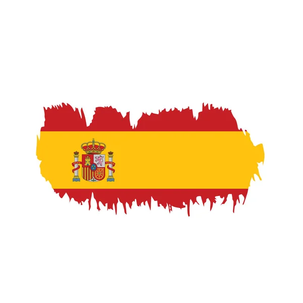 Bandera de España, ilustración vectorial — Archivo Imágenes Vectoriales