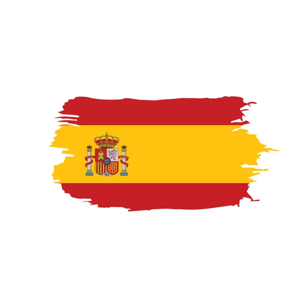 Drapeau espagne, illustration vectorielle — Image vectorielle