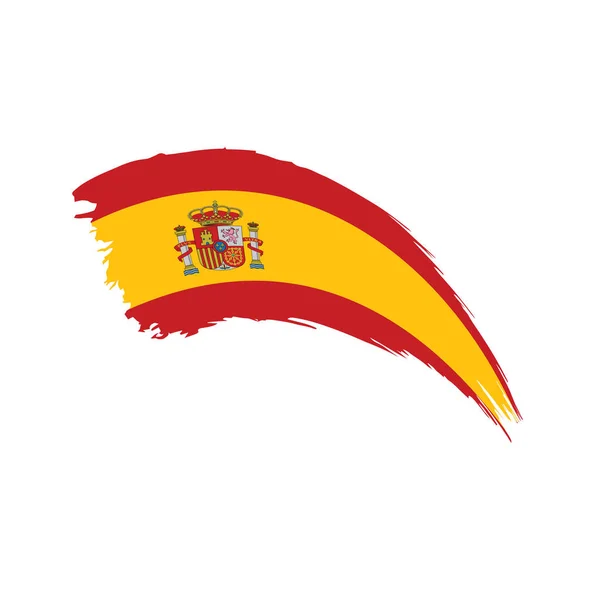 Флаг Испании, векторная иллюстрация — стоковый вектор