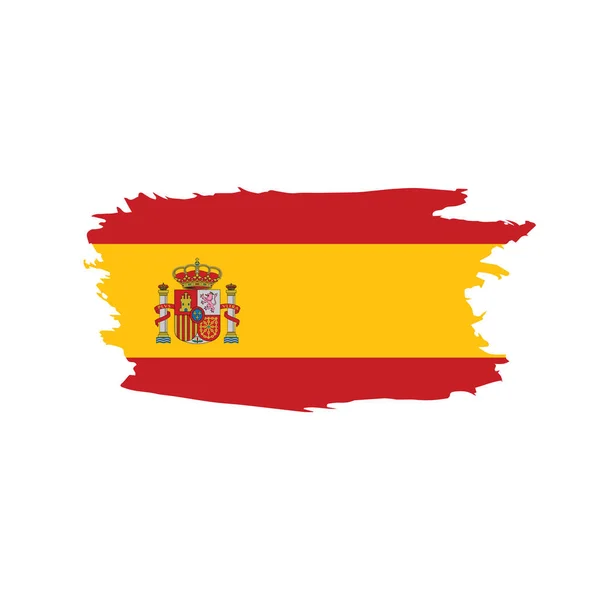 İspanya bayrağı, vektör illüstrasyonu — Stok Vektör