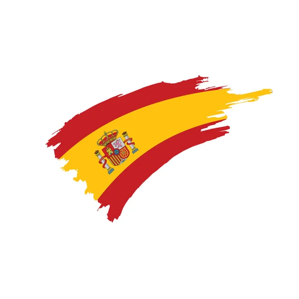 Espanha bandeira, ilustração vetorial — Vetor de Stock