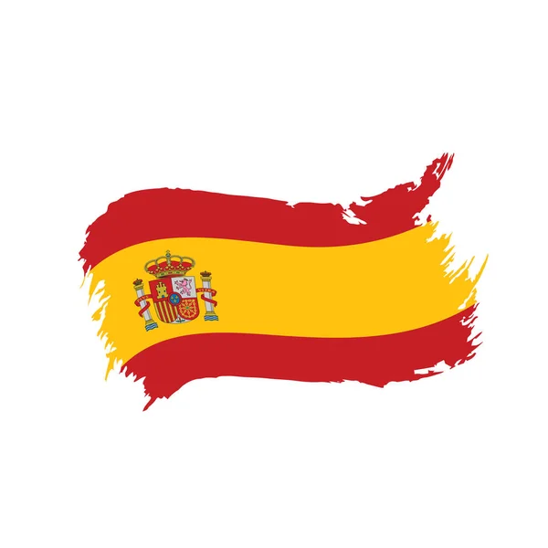 Bandera de España, ilustración vectorial — Vector de stock