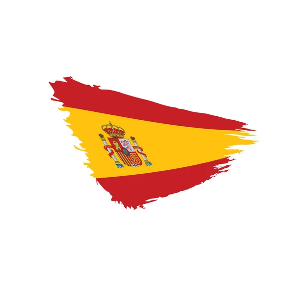 Bandera de España, ilustración vectorial — Vector de stock