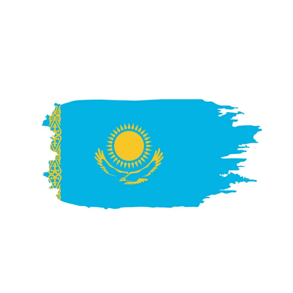 Kazakhstan flag, vector illustration — Stock Vector