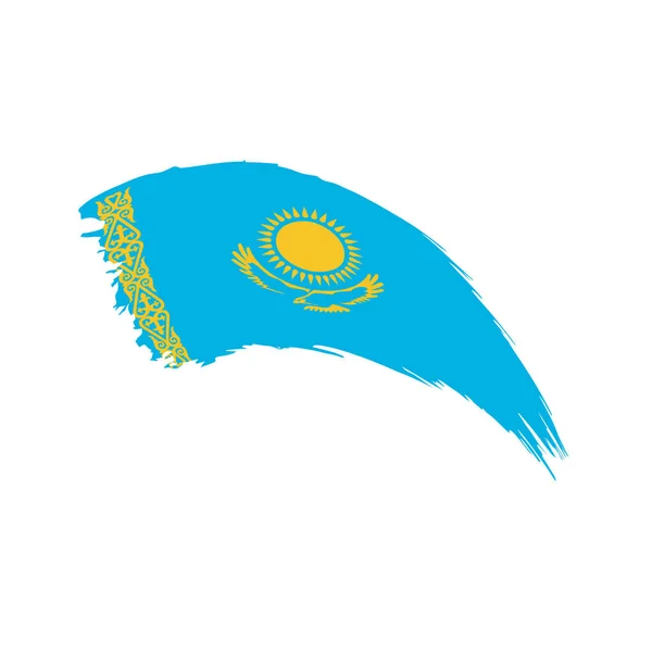 Флаг Казахстана, векторная иллюстрация — стоковый вектор