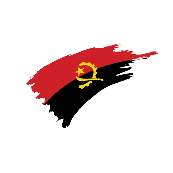 Angola bayrağı, vektör çizim — Stok Vektör