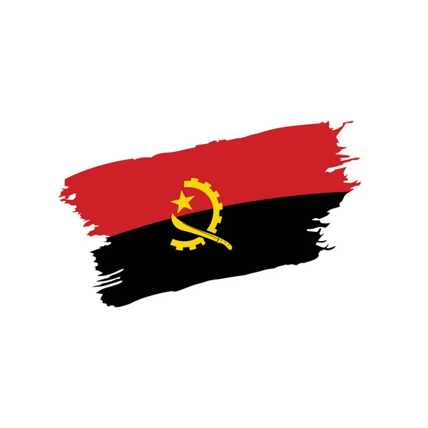 Angola bandera, ilustración vectorial — Archivo Imágenes Vectoriales