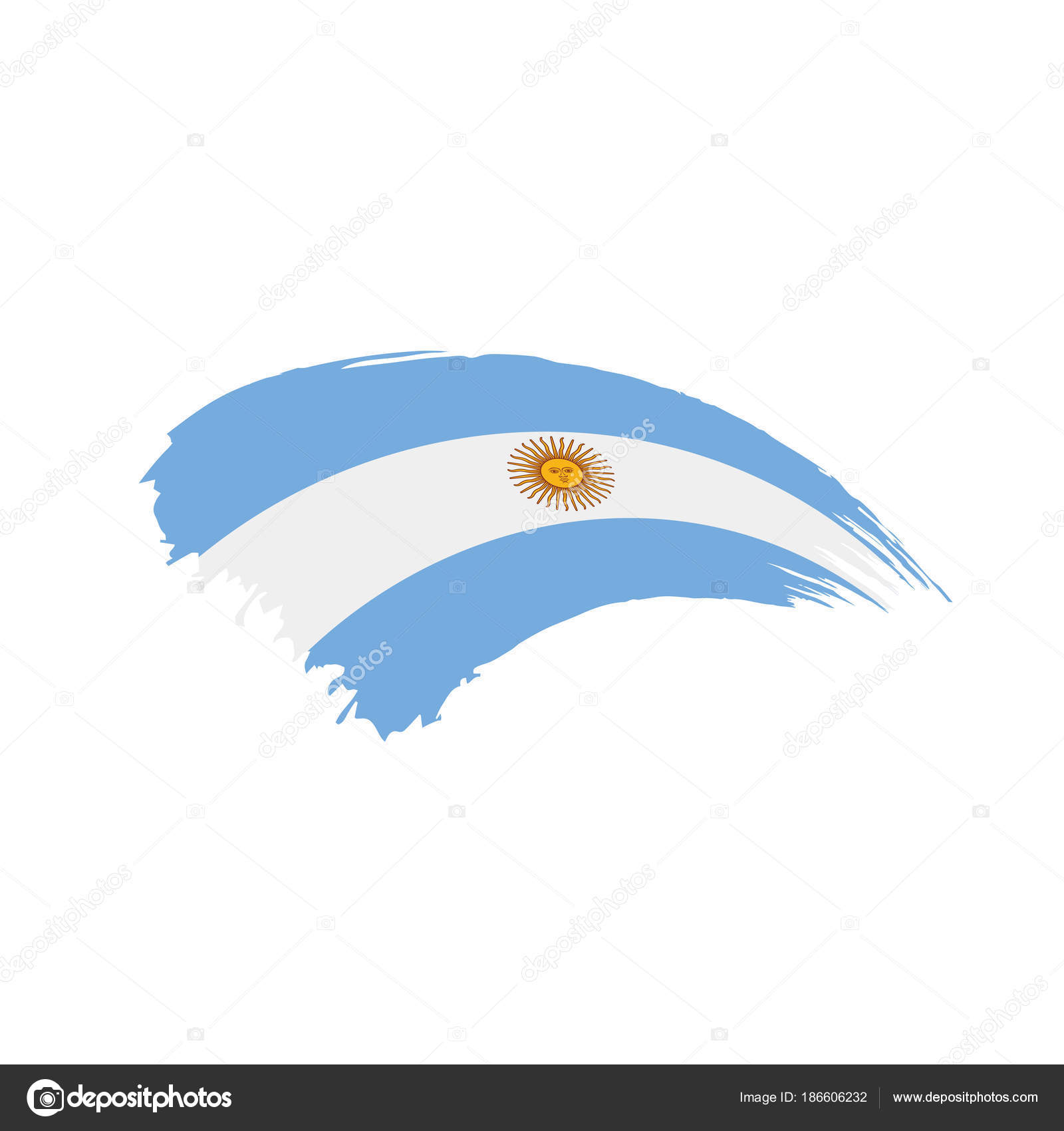 Download Argentina flag, vector illustration — Stock Vector ...