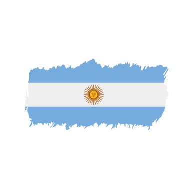 Arjantin bayrağı, vektör çizim