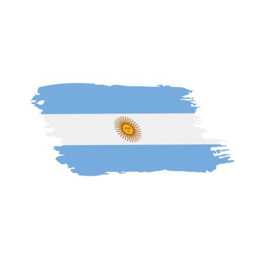 Arjantin bayrağı, vektör çizim