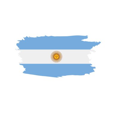 Arjantin bayrağı, vektör çizim