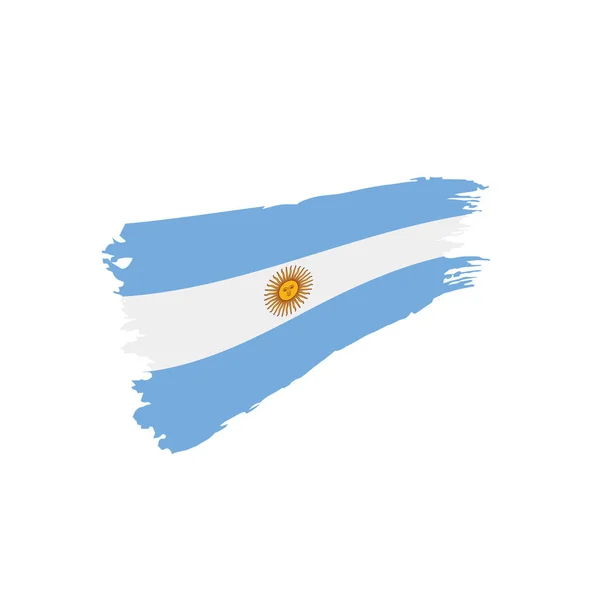 Argentina flag, vector illustration — Stock Vector