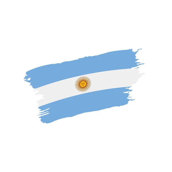 Argentina vlajka, vektorové ilustrace — Stockový vektor