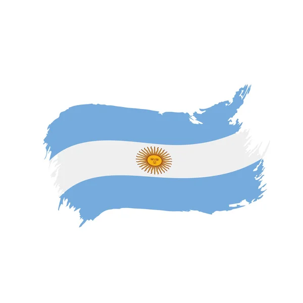 Drapeau Argentine, illustration vectorielle — Image vectorielle