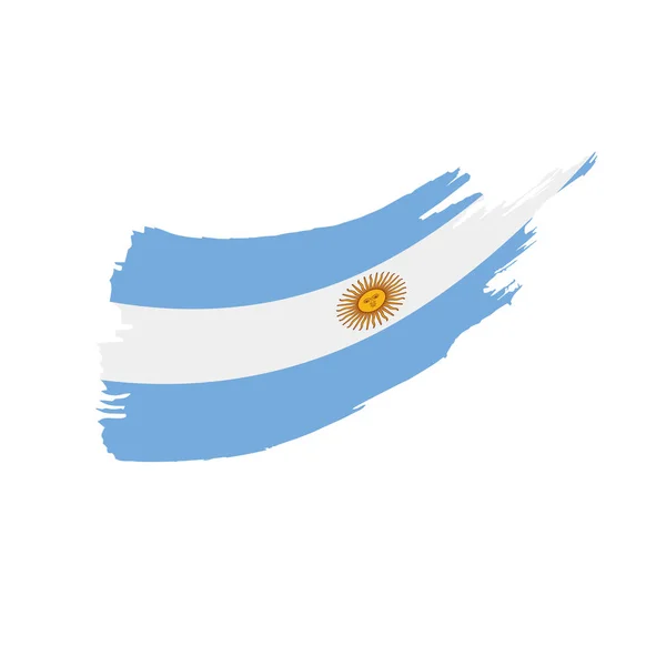 Bendera Argentina, ilustrasi vektor - Stok Vektor