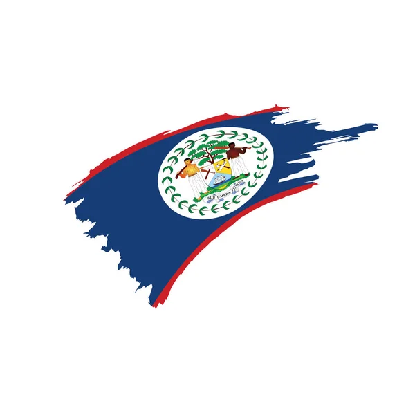 Bandeira de Belize, ilustração vetorial —  Vetores de Stock