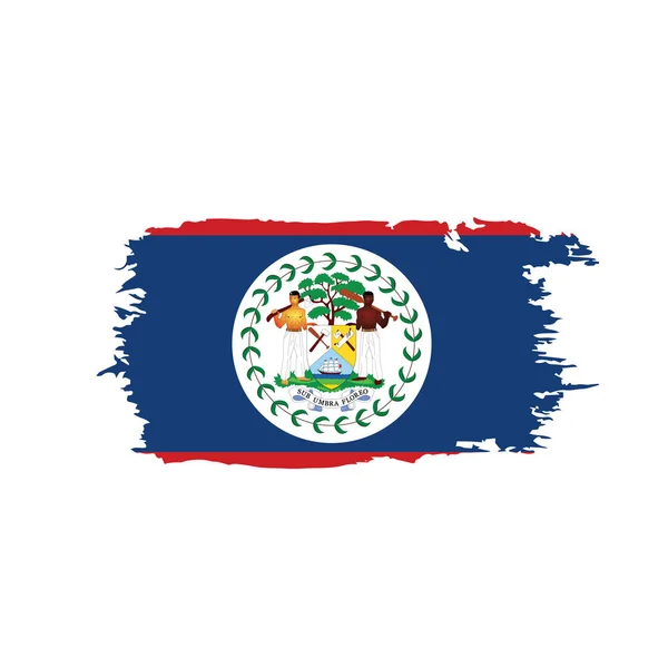 Belize flag, vector illustration — Stock Vector