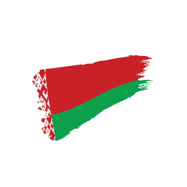 Fehéroroszország zászló, vektoros illusztráció — Stock Vector