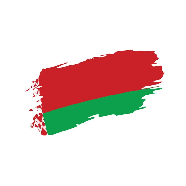 Bandeira da Bielorrússia, ilustração vetorial —  Vetores de Stock