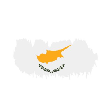 Kıbrıs bayrağı, vektör çizim