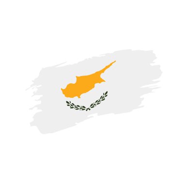 Kıbrıs bayrağı, vektör çizim