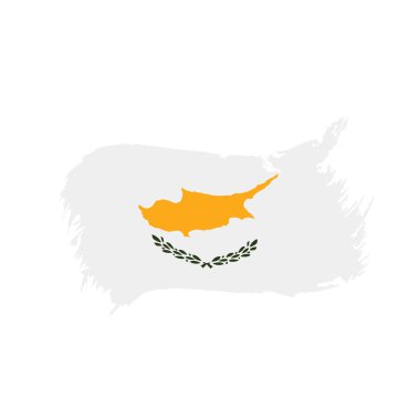 Kıbrıs bayrağı, vektör çizim