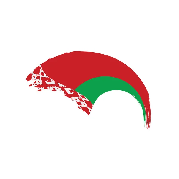 白俄罗斯国旗, 矢量插图 — 图库矢量图片