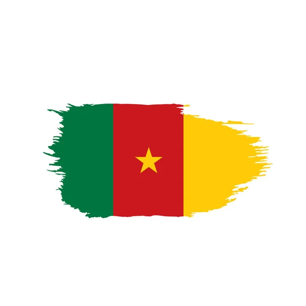 Vlajka Kamerunu, vektorové ilustrace — Stockový vektor