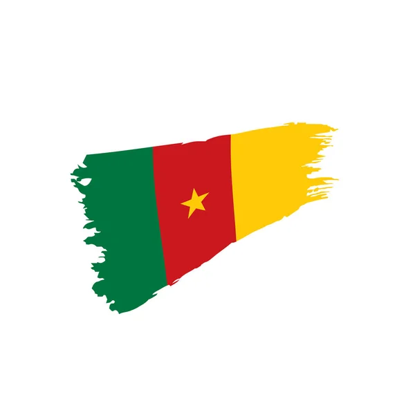 Bandeira dos Camarões, ilustração vetorial — Vetor de Stock