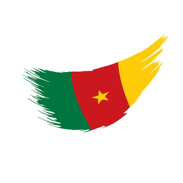 Flaga Kamerunu, ilustracji wektorowych — Wektor stockowy