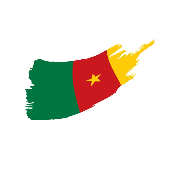 Bandera de Camerún, ilustración vectorial — Archivo Imágenes Vectoriales