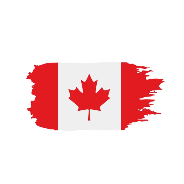 Bandera de Canadá, ilustración vectorial — Archivo Imágenes Vectoriales