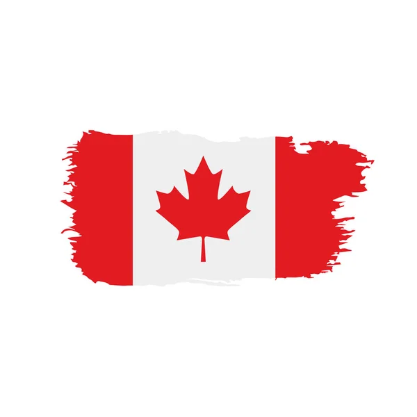 Canada flag, vector illustration — Stock Vector