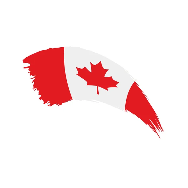 Drapeau du Canada, illustration vectorielle — Image vectorielle