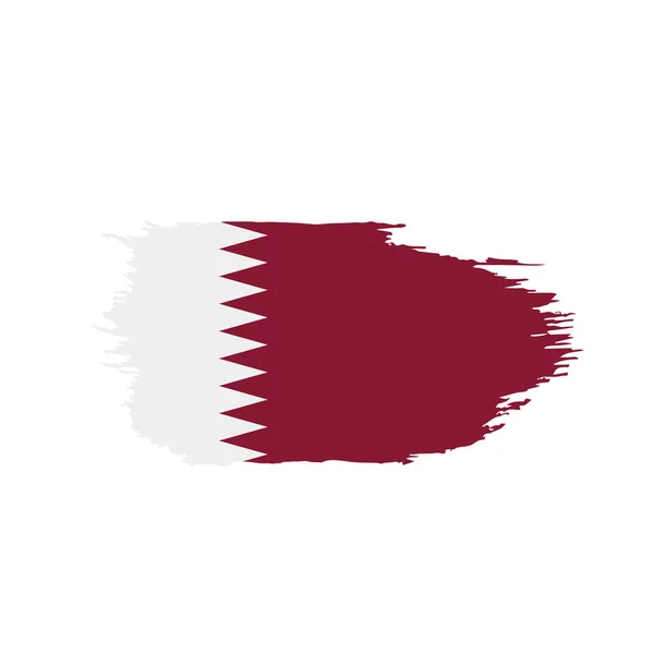Qatar flag, vector illustration — Stock Vector