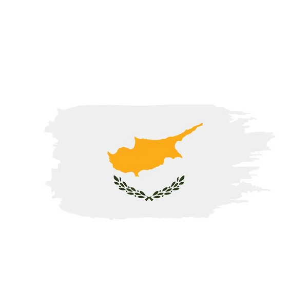 Cyprus vlag, vectorillustratie — Stockvector