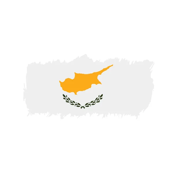 Cyprus vlag, vectorillustratie — Stockvector