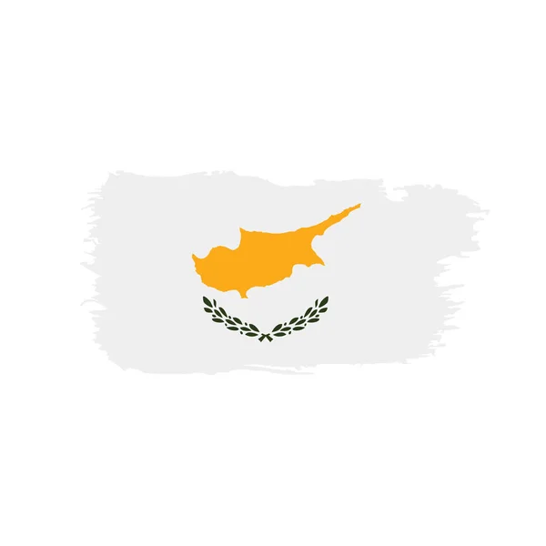 Cyprus vlag, vectorillustratie — Stockvector