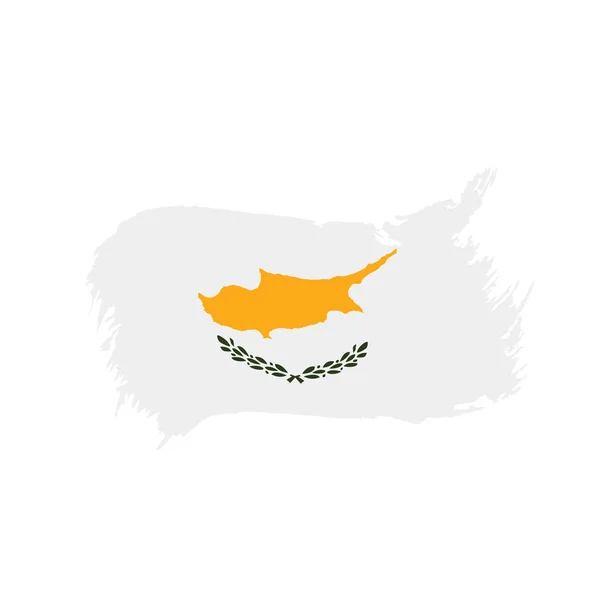 Kyperská vlajka, vektorové ilustrace — Stockový vektor