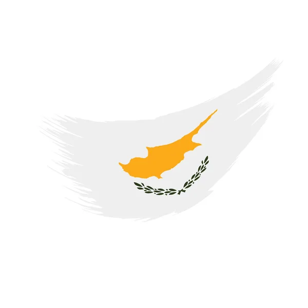 Bandera de Chipre, ilustración vectorial — Vector de stock