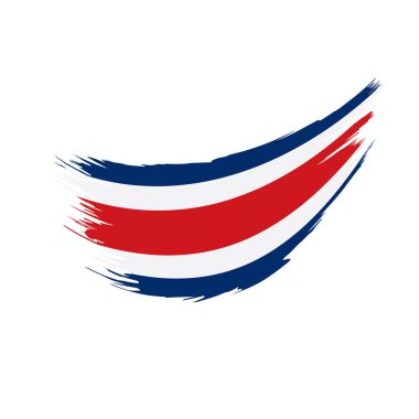 costa rica bayrağı, vektör illüstrasyonu