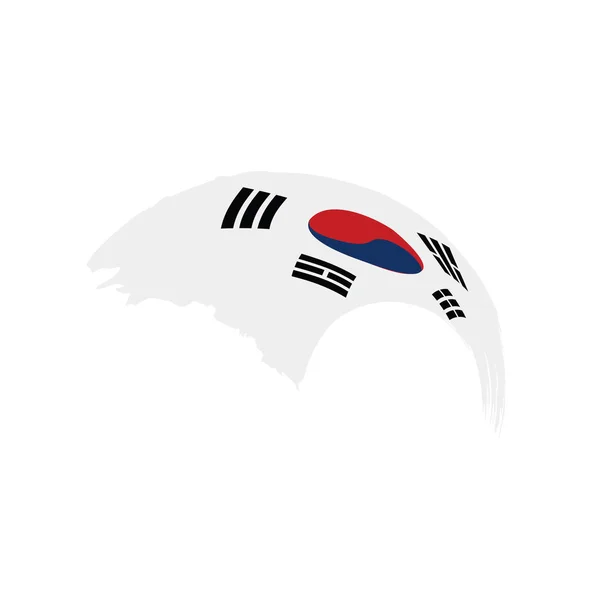 韩国国旗, 矢量插图 — 图库矢量图片