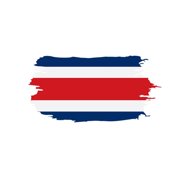 Costa rica flag, ilustracja wektor — Wektor stockowy