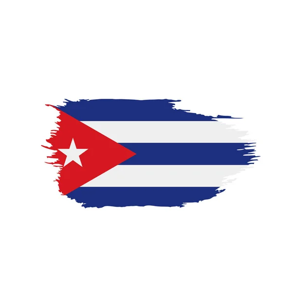 Küba bayrağı, vektör illüstrasyonu — Stok Vektör